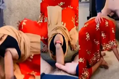 Disepong Teman Hijab Cantik POV Nagih