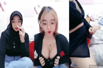 Ukhti Tetek Gede Jilbab Ketat Dientot sampai Becek, Visual Tetek Gede yang Dominan